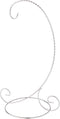 Bard's Twisted Silver-Toned Ornament Stand, Large, 12.25" H x 5.5" W x 7.5" D