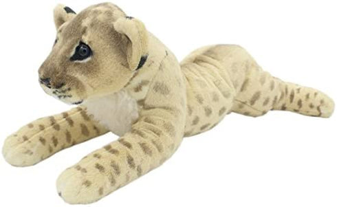 TAGLN The Jungle Animals Stuffed Plush Toys Lion Tiger Leopard Panther Pillows (Brown Lioness, 16 Inch)