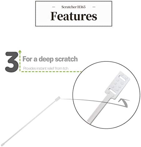 Cast Itch Scratcher and Cleaner Sanitizer for Itching and Cleansing Cast Covered Arms and Legs Relief from Itch 2 Sticks Included