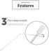 Cast Itch Scratcher and Cleaner Sanitizer for Itching and Cleansing Cast Covered Arms and Legs Relief from Itch 2 Sticks Included