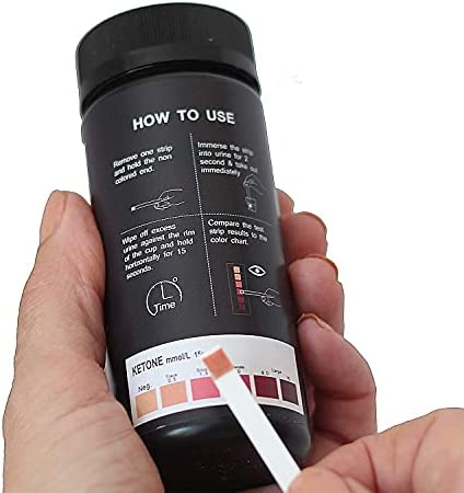 EZ Keto Ketone Testing Strips for Urinalysis with Free App and EZ Keto Start Guide - 150 Test Sticks Measure Ketones. Test if You are in Ketosis. Perfect for Ketogenic Low Carb Paleo & Atkins Diets.