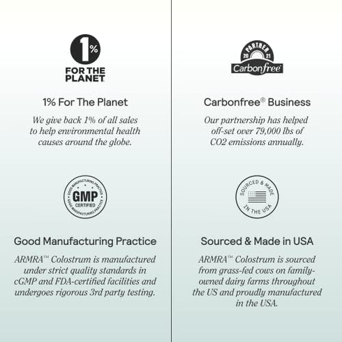 ARMRA Bovine Colostrum Superfood | Grass-Fed | Immune, Gut, Fitness, Brain Benefits | 200+ Nutrients | Potent, Bioavailable | Keto-Certified, Gluten-Free | 30 Packets (Blood Orange)