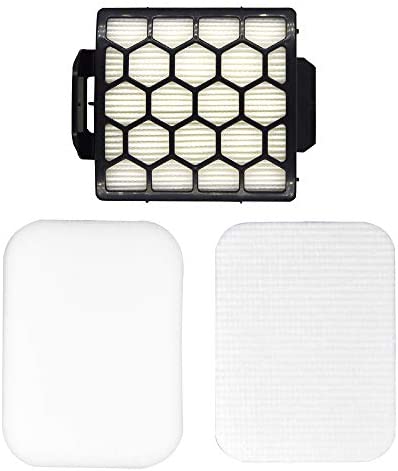 Dttery 4 Foam + Felt, 2 HEPA Filters kit Replacement for Shark Navigator Pet Pro ZU60, ZU62, Pet Plus NV251, NV255, Swivel Pro NV150, NV151 Upright Vacuum, Part 1238FT60 1239FT60