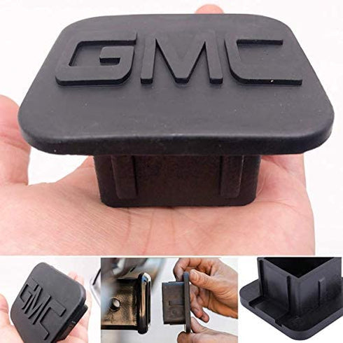 for GMC Hitch Tube Cover Plug Cap for,Rubber Receiver Tube Hitch Plug,Trailer Hitch Cover (fit gmc -1)