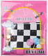 BeYumi 50Pcs Checkered Racing Treat Bags with 4Pcs Stickers, Race Car Theme Party Favor Bags, Plastic Goodies Candy Treat Bags Return Loot Bags Party Supplies for Kids Birthday and Sport Event