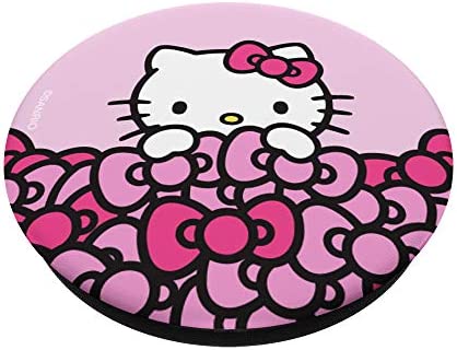 Hello Kitty Pink Bows PopSockets PopGrip: Swappable Grip for Phones & Tablets