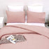 Luxlovery Pink Pillowcases Women Girls Blush Pink Pillow Shams Dusty Rose Pillowcase for Adults Teens Pillow Cases 2 Pack 20x26 Inches for Queen Bed