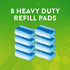 Scrubbing Bubbles Fresh Brush Toilet Cleaning System, Heavy Duty Refills, 8 Brush Pads