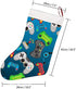 Thewar Video Games Christmas Stockings Personalized Xmas Stockings Hanging Ornaments Candy Gift Bags for Family Holiday Xmas Party Decorations