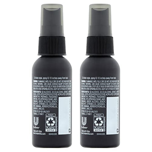 TRESemmé Tres Two Spray with Extra Hold Non-Aerosol Hairspray, Travel Size, Extra-Firm Control, Strong Hold with Touchable Feel, Humidity Resistant, Frizz Control, 2 pk – 2 oz Bottles