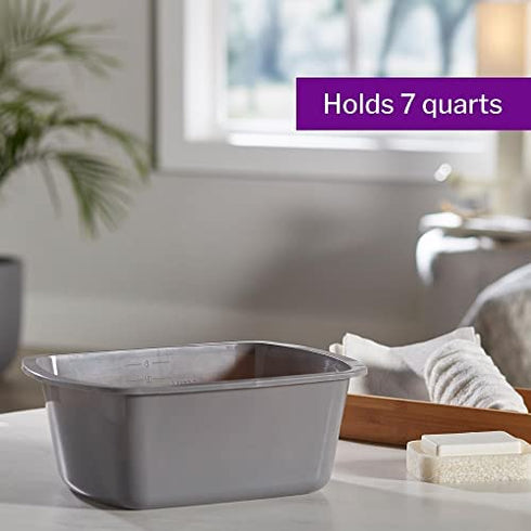 McKesson Wash Basin, Plastic, Rectangle, 7 qt, 1 Count