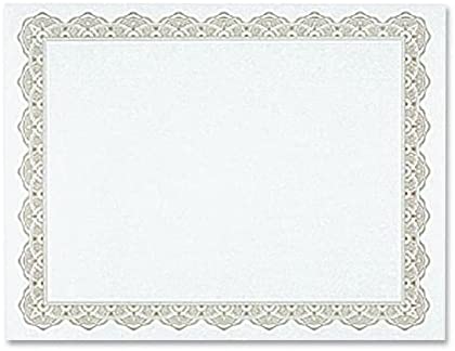 Geographics Optima Gold Blank Award Certificate Paper with Gold Foil Seals, 8.5 x 11", Seal 1.75" (Pack of 25)