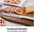 Rada Cutlery Stubby Butcher Knife – Stainless Steel Blade With Aluminum Handle Made in the USA