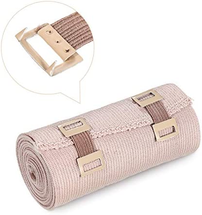 100 Pieces Bandage Clips Only Elastic Bandage Clips Bandage Wrap Clips Stretch Metal Clasps Replaceable Wrap Fastener Clips for Various Types Bandages