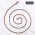 24 Pack Antique Red Copper Cable Chain Necklace Chain Necklace Twisted Link Chain for Jewelry Making (20 Inch)