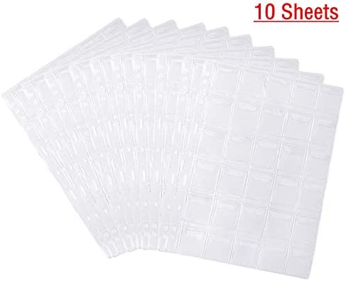 Ettonsun 10 Sheets 30-Pocket Coin Collecting Binders Pages, Coin Collection Supplies Coin Holder Pocket Inserts Collecting Sleeves for Most Coin Collection Album