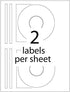 Avery CD Labels, Matte White, 40 Disc Labels and 80 Spine Labels (8692),4.5/8 Inches