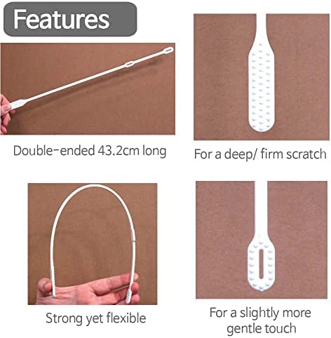 Cast Scratcher and Cleaner/Sanitizer Gifts for itching and Cleansing cast Covered arms and Legs (Cast Scratcher & Cleaner) (17 Inch (Pack of 1))