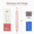Mini Hair Straightener Travel Size, Small Flat Irons for Short Hair, Portable Flat Iron for Bangs, Pink