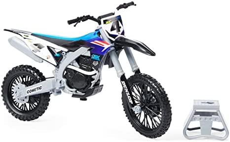 Supercross, Authentic Ricky Carmichael 1:10 Scale Collector Die-Cast Motorcycle Replica with Display Stand