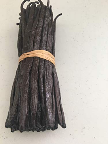 12 Organic Madagascar Vanilla Beans Grade A. Certified USDA Organic 6"-7.5" by FITNCLEAN VANILLA for Chefs, Extract, Baking and Essence. Gourmet Bourbon NON-GMO Whole Pods