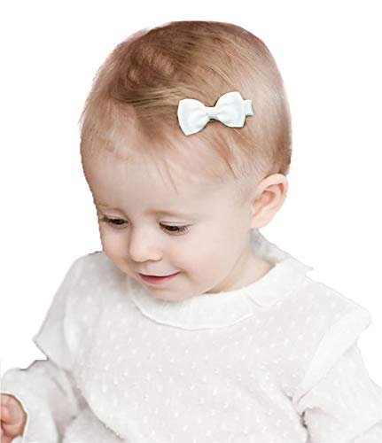 DeD 80 Pieces 2 Inch Hair Bows Fine Hair Clips Grosgrain Ribbon Bows Alligator Hair Clips Fully Lined for Baby Girls Toddlers Infant In Pairs