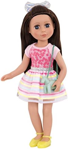 Glitter Girls by Battat - Shiny Flowers In Bloom Outfit -14" Doll Clothes– Toys, Clothes & Accessories For Girls 3-Year-Old & Up , Pink