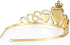 Evie Red Heart Tiara and Necklace Descendants Crown & Pendant Jewelry Set Queen of Hearts Costume Fan Jewelry Accessories for Party