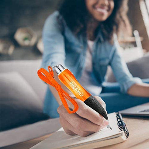 Galagee Wide Body Ballpoint Pens (5 pens + 5 extra black ink refills) - Super Big Fat Pens for Arthritis, Parkinson's, Carpal Tunnel and Essential Hand Tremors