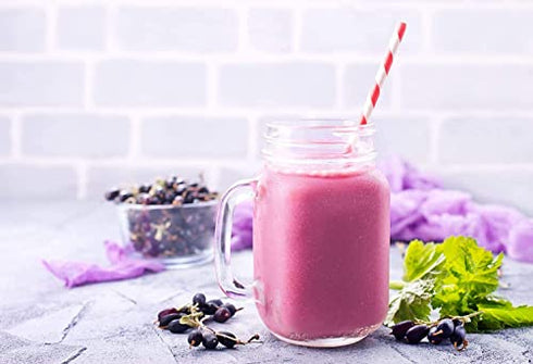 Organic Black Currant Powder, 4 Ounces — Non-GMO, Raw, Kosher, 100% Pure, Vegan Superfood, Bulk, Rich in Antioxidants, Great for Juices, Drinks, and Smoothies, Contains Maltodextrin