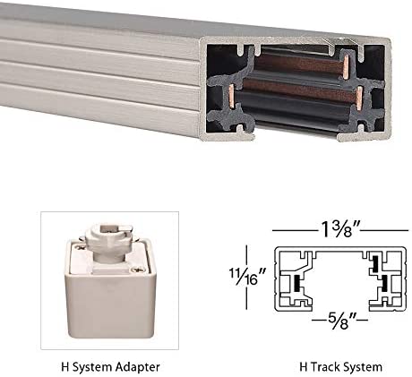 WAC Lighting HFC-BN H Series Floating Canopy Connector, Brushed Nickel