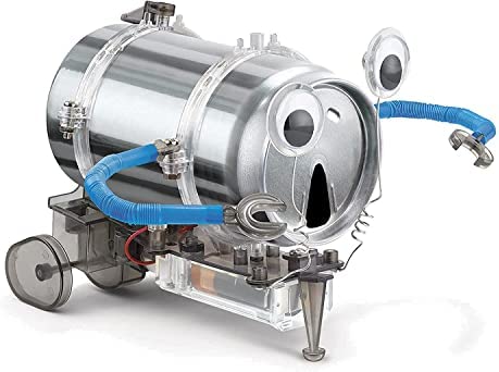 4M Toysmith, KidzRobotix Tin Can Robot, DIY Science Kits STEM Powered Kids, For Boys & Girls Ages 8+