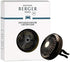MAISON BERGER - Refillable Universal Car Vent Clip - 1.75" Diameter x 1.25" Depth - Made in France (Gun Metal Finish)