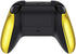 eXtremeRate Chrome Gold Replacement Handles Shell for Xbox Series X Controller, Custom Side Rails Panels Front Housing Shell Faceplate for Xbox Series S Controller - Controller NOT Included