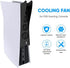 Cooling Fan for PS5, Cooler for PS5 with Headset Holder 2-in-1 Set, Auarte Fans Accessories for PS5 with 3 Quiet Cooler Fans, Extra USB Port, for Playstation 5 Disc and Digital Edition