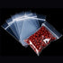 Small Plastic Bags 3 x 3" 100pcs Clear Zipper Poly Bags 2 Mil Resealable Poly Baggies with Zip Top Lock for Snack Candy Cards Crafts Samples 10 Sizes to Choose from