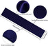 ANECO 4 Pack Satin Table Runner 12 x 108 Inch Long Bright Silk and Smooth Fabric Party Table Runner for Wedding Banquet Party Decoration- Navy Blue