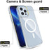 leChivée for iPhone 13 Pro Max Mag Safe Case, Clear Magnetic 13 pro max Case Compatible with MagSafe, Shockproof Full-Body Protection Phone Cover for iPhone 13 pro max 6.7 inch 2021 (Clear)