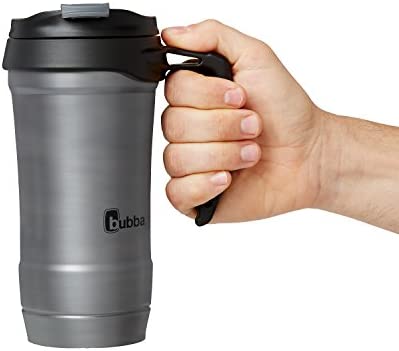 bubba Hero Dual-Wall Vacuum-Insulated Stainless Steel Travel Mug, 18 oz., Gunmetal