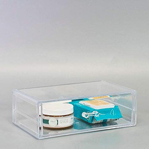 Sorbus Acrylic Cosmetics Makeup and Jewelry Storage Case Display Sets Interlocking Drawers to Create Your Own Specially Designed Makeup Counter Stackable and Interchangeable