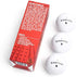 Shanker Golf Exploding Balls - Prank Balls That Explode on Impact - Funny Joke for Golfers (Sleeve of 3, Novelty)