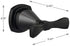 Delta Faucet Stryke Double Towel Hook, Matte Black, Bathroom Accessories, 77638-BL