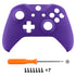 eXtremeRate Purple Soft Touch Front Housing Shell Case for Xbox One S/X Controller, Comfortable Replacement Kit Faceplate Cover for Xbox One Wireless Controller Model 1708 - Controller NOT Included