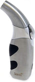 Scorch Torch Refillable Matador Single Jet Flame Butane Torch Cigarette Cigar Lighter (Silver)