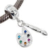 Paint Pallet and Brush Charm 925 Sterling Silver Beads Compatible for Most European Snake Chain Bracelets