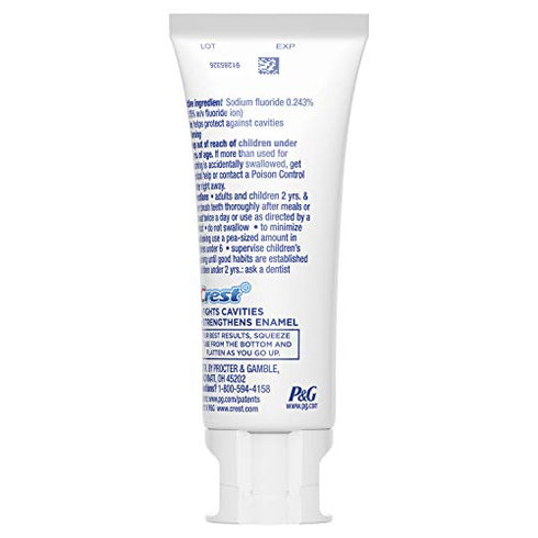 Crest Kid's Cavity Protection Fluoride Toothpaste, Strawberry Rush, 4.2 Ounce (Pack of 3)