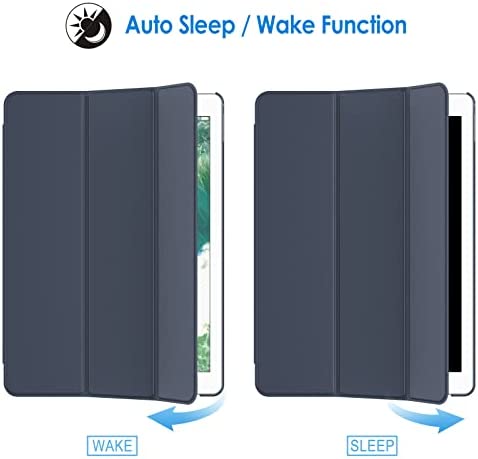 JETech Case for iPad Pro 12.9 Inch (1st and 2nd Generation, 2015 and 2017 Model), Auto Wake/Sleep, Navy