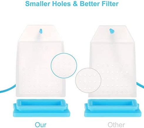6 Pack Silicone Tea Infuser, Reusable Loose Leaf Tea Bags Strainer Filter with Spoon