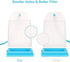 6 Pack Silicone Tea Infuser, Reusable Loose Leaf Tea Bags Strainer Filter with Spoon
