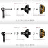 GOMEXUS Power Knob Compatible for Shimano Vanford Stradic CI4+ 1000-4000 Daiwa Fuego LT 2500-4000 Ballistic LT Direct Spinning Reel Handle Knob 38mm